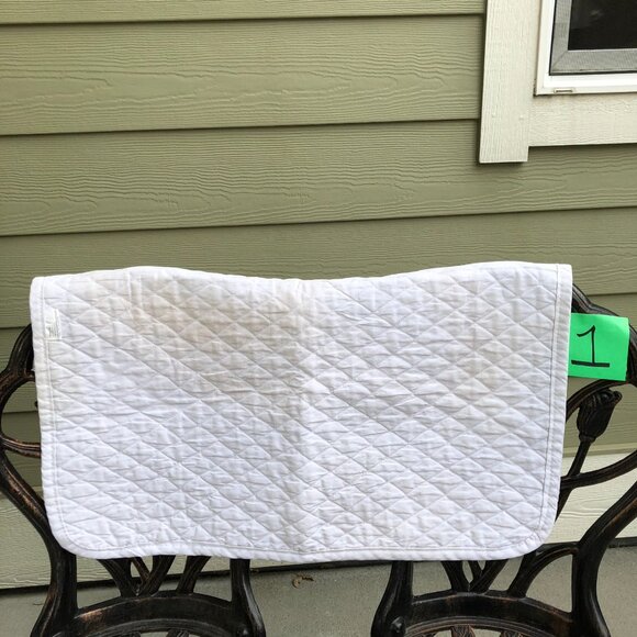 SmartPak Quilted White Baby Saddle Pads (Set of Three) - Picture 5 of 16
